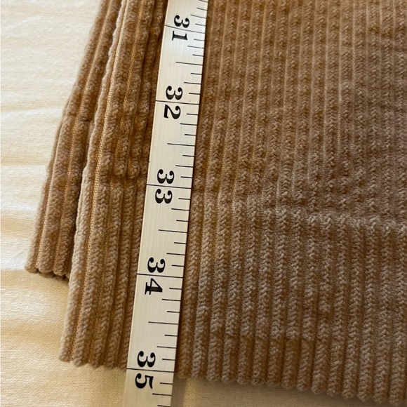 Babaton - Beige Corduroy Pants Size 2 - Picture 2 of 6